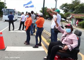 Segunda flota de buses rusos, porque  aquí Todos los Triunfos son del Pueblo!