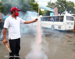 Segunda flota de buses rusos, porque  aquí Todos los Triunfos son del Pueblo!