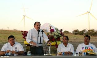 Presidente Daniel inaugura Parque Eólico “Comandante Camilo Ortega” en Rivas