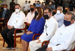 Reunión del Presidente Daniel Ortega y Compañera Rosario con el Presidente de Honduras Juan Orlando Hernández