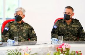 Reunión del Presidente Daniel Ortega y Compañera Rosario con el Presidente de Honduras Juan Orlando Hernández