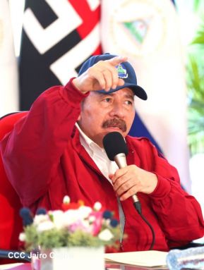 Reunión del Presidente Daniel Ortega y Compañera Rosario con el Presidente de Honduras Juan Orlando Hernández