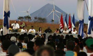 Presidente Daniel inaugura Parque Eólico “Comandante Camilo Ortega” en Rivas