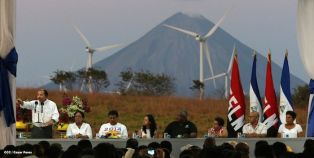 Presidente Daniel inaugura Parque Eólico “Comandante Camilo Ortega” en Rivas