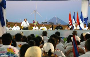 Presidente Daniel inaugura Parque Eólico “Comandante Camilo Ortega” en Rivas