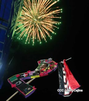 Pueblo celebra victoria del FSLN en las Elecciones Soberanas 2021