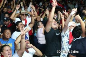 Pueblo celebra victoria del FSLN en las Elecciones Soberanas 2021