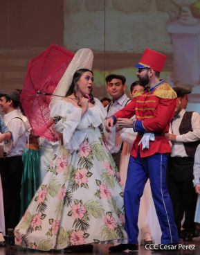 Zarzuela Luisa Fernanda en el Teatro Nacional Rubén Darío