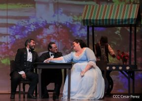 Zarzuela Luisa Fernanda en el Teatro Nacional Rubén Darío