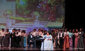 Zarzuela Luisa Fernanda en el Teatro Nacional Rubén Darío