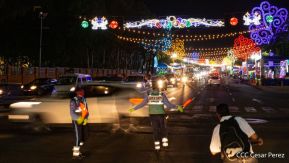 Familias disfrutan ambientes mariano y navideño en Avenida Bolívar y Plaza de la Revolución