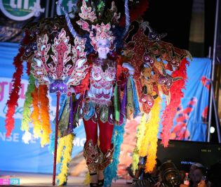 Desfile de Traje de Fantasía en Carnaval Alegría por la Vida