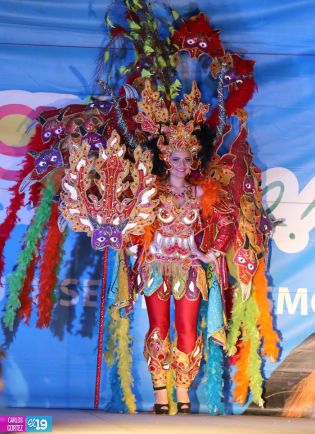 Desfile de Traje de Fantasía en Carnaval Alegría por la Vida