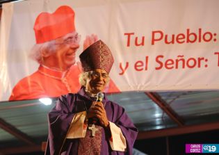 Cardenal Brenes visita Ticuantepe