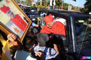 Cardenal Brenes visita Ticuantepe