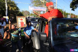 Cardenal Brenes visita Ticuantepe