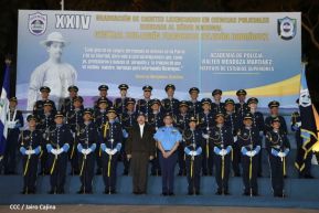 XXIV Graduación de Cadetes, Licenciados en Ciencias Policiales