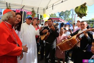 Cardenal Brenes visita Ticuantepe