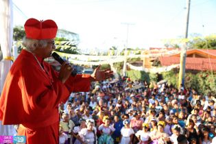Cardenal Brenes visita Ticuantepe