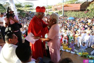 Cardenal Brenes visita Ticuantepe