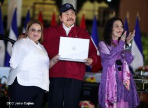 Juramentación del Pueblo Presidente