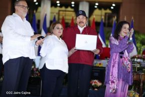 Juramentación del Pueblo Presidente