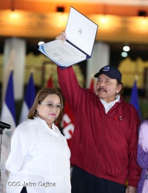 Juramentación del Pueblo Presidente