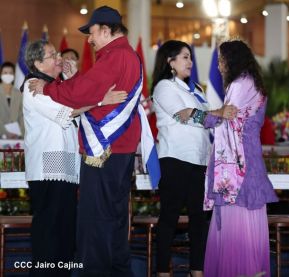 Juramentación del Pueblo Presidente