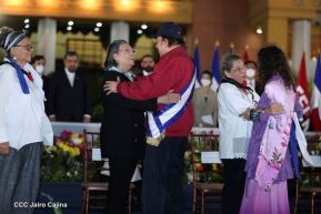 Juramentación del Pueblo Presidente