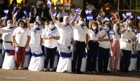 Juramentación del Pueblo Presidente