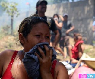 Cinco casas totalmente quemadas en barrio La Arenera de Ciudad Sandino