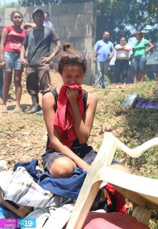 Cinco casas totalmente quemadas en barrio La Arenera de Ciudad Sandino