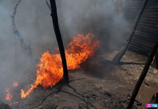 Cinco casas totalmente quemadas en barrio La Arenera de Ciudad Sandino