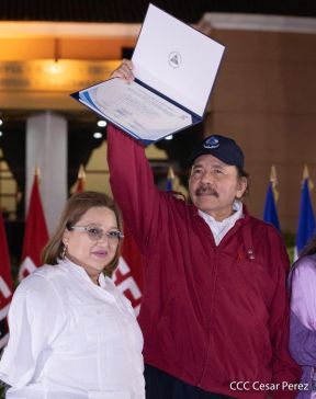 Juramentación del Pueblo Presidente