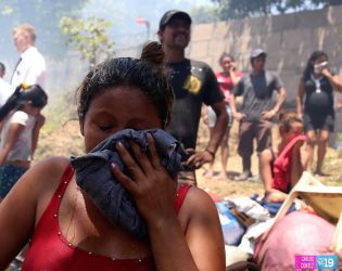 Cinco casas totalmente quemadas en barrio La Arenera de Ciudad Sandino