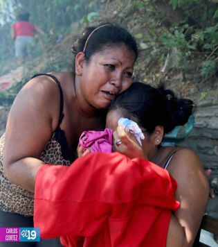 Cinco casas totalmente quemadas en barrio La Arenera de Ciudad Sandino