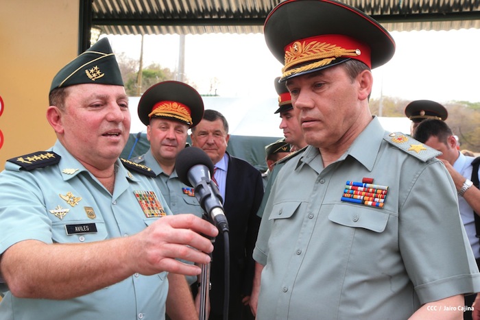 Jefe del Estado Mayor ruso visita Nicaragua