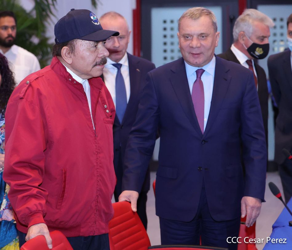 Federación de Rusia sostiene encuentro con el Presidente Daniel Ortega 