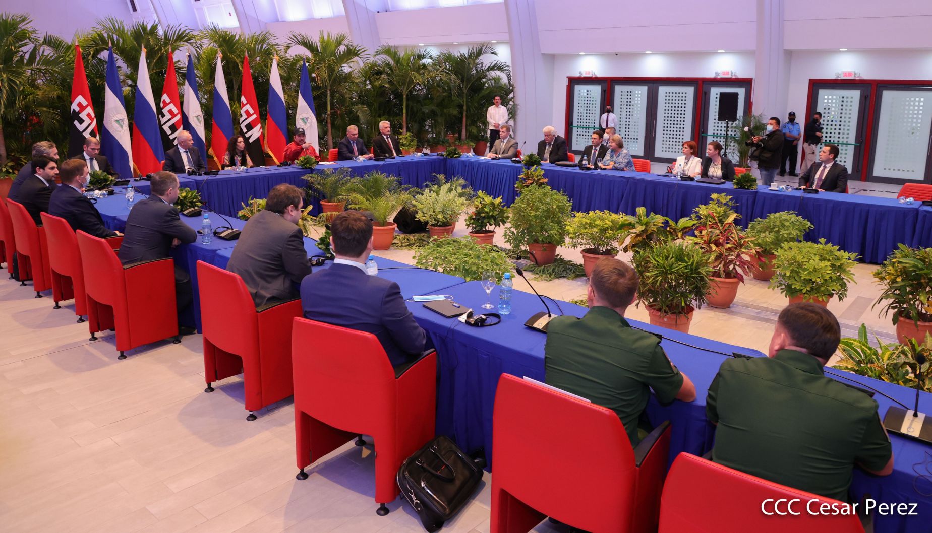 Federación de Rusia sostiene encuentro con el Presidente Daniel Ortega 