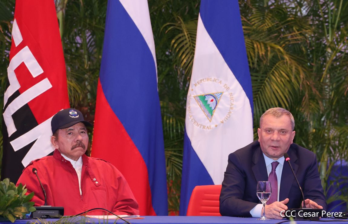 Federación de Rusia sostiene encuentro con el Presidente Daniel Ortega 