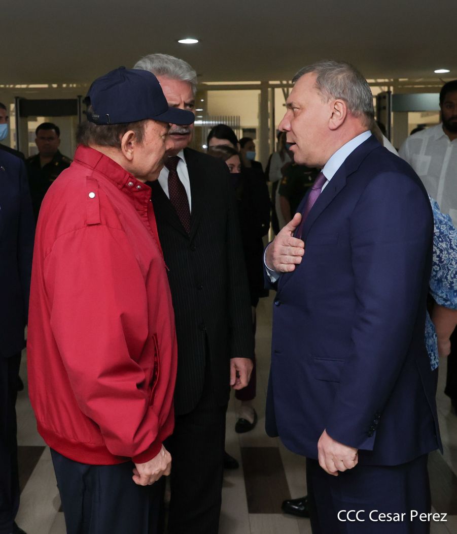 Federación de Rusia sostiene encuentro con el Presidente Daniel Ortega 