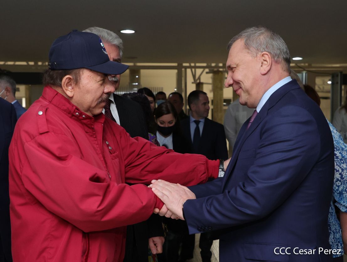 Federación de Rusia sostiene encuentro con el Presidente Daniel Ortega 