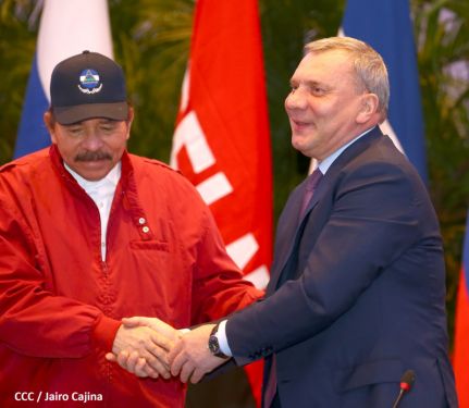 Federación de Rusia sostiene encuentro con el Presidente Daniel Ortega 