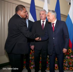 Delegación de la Federación Rusa, encabezada por el Presidente de la Duma Estatal de Rusia visitó Nicaragua