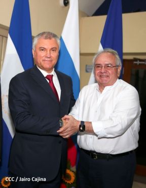 Delegación de la Federación Rusa, encabezada por el Presidente de la Duma Estatal de Rusia visitó Nicaragua