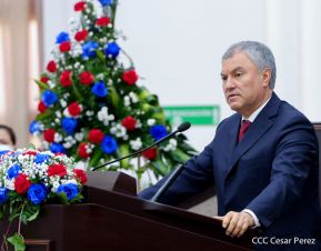 Delegación de la Federación Rusa, encabezada por el Presidente de la Duma Estatal de Rusia visitó Nicaragua