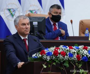 Delegación de la Federación Rusa, encabezada por el Presidente de la Duma Estatal de Rusia visitó Nicaragua