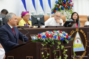 Delegación de la Federación Rusa, encabezada por el Presidente de la Duma Estatal de Rusia visitó Nicaragua