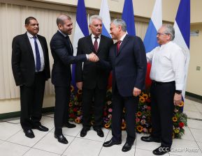 Delegación de la Federación Rusa, encabezada por el Presidente de la Duma Estatal de Rusia visitó Nicaragua