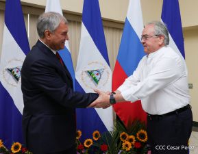 Delegación de la Federación Rusa, encabezada por el Presidente de la Duma Estatal de Rusia visitó Nicaragua